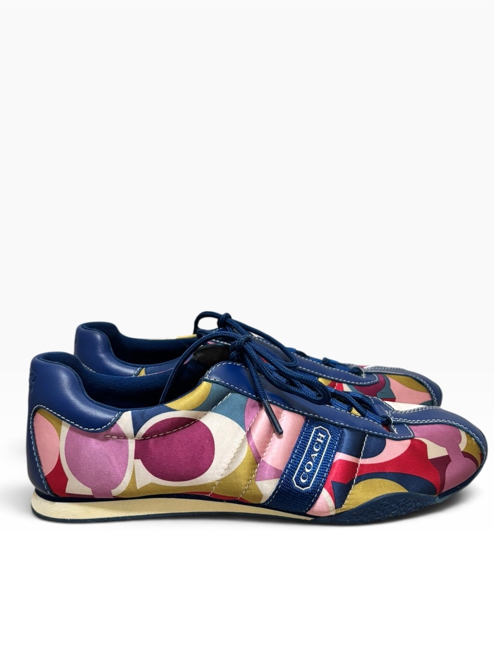 Coach "Kirby" Multi-Color Pop C Print Sneaker (Size 10M) - Picture 3 of 7